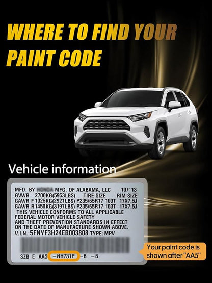 1D6 Silver Sky Metallic Touch Up Paint Compatible with Toyota, Exact Match Car Paint Pen Automotive Scratch Repair Remover Kit Quick & Easy Solution for Vehile Chips