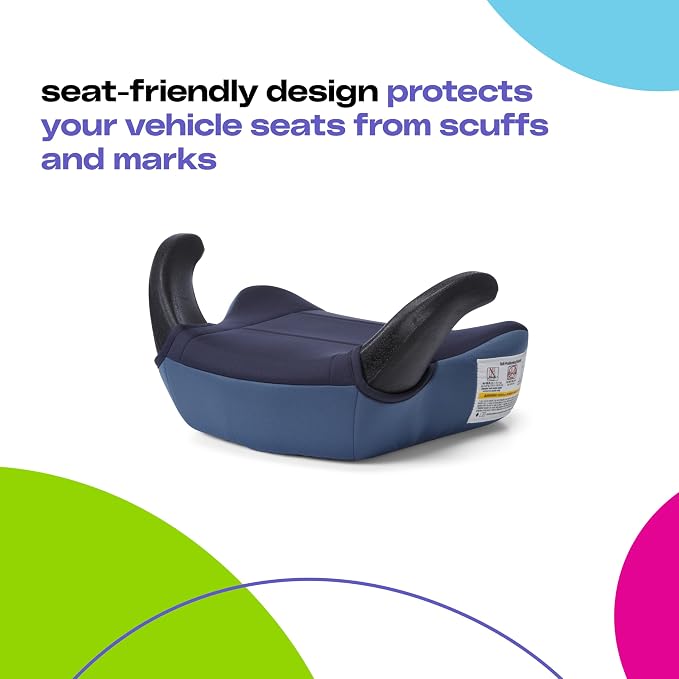 Cosco Kids Topside Booster Car Seat, Navy Gem