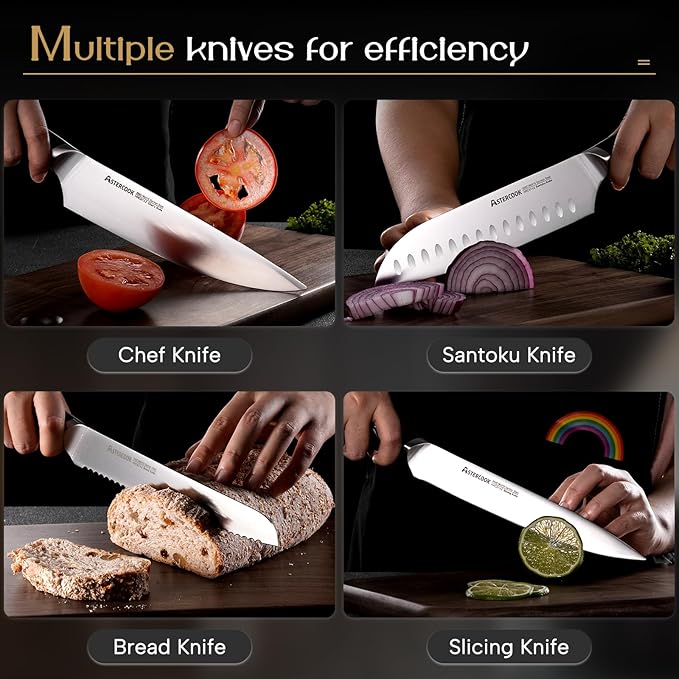 Astercook Knife Set, Kitchen Knives Set