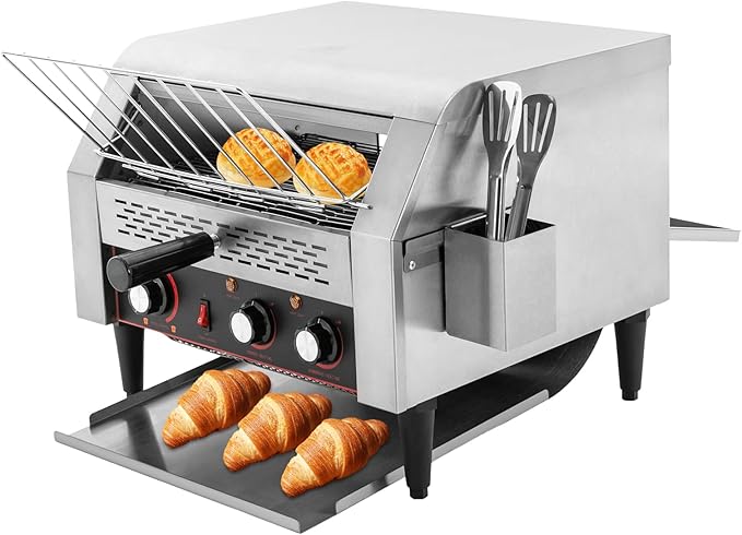 Commercial Conveyor Toaster, 2400W Heavy-duty Toasters