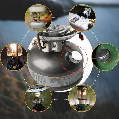 Filler Cap Lantern, Compatible with Replacement Parts for Coleman Lanterns and Stoves – Brass Construction, Model 3000000454