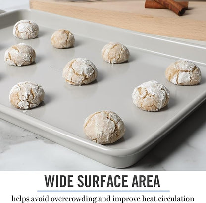 Martha Stewart Gallen 15 x 10 Inch Nonstick Carbon Steel Cookie Sheet – Cool