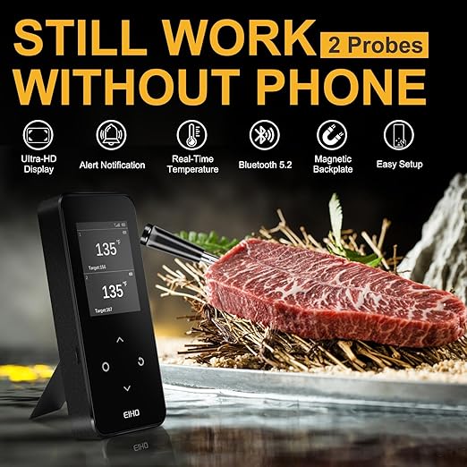 EIHO Wireless Bluetooth Meat Thermometer