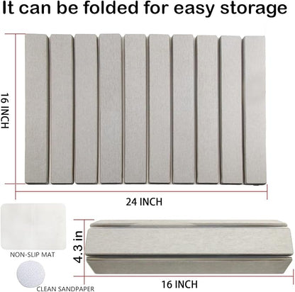 Large Stone Dish Drying Mat for Kitchen Counter, Absorbent Quick Dry