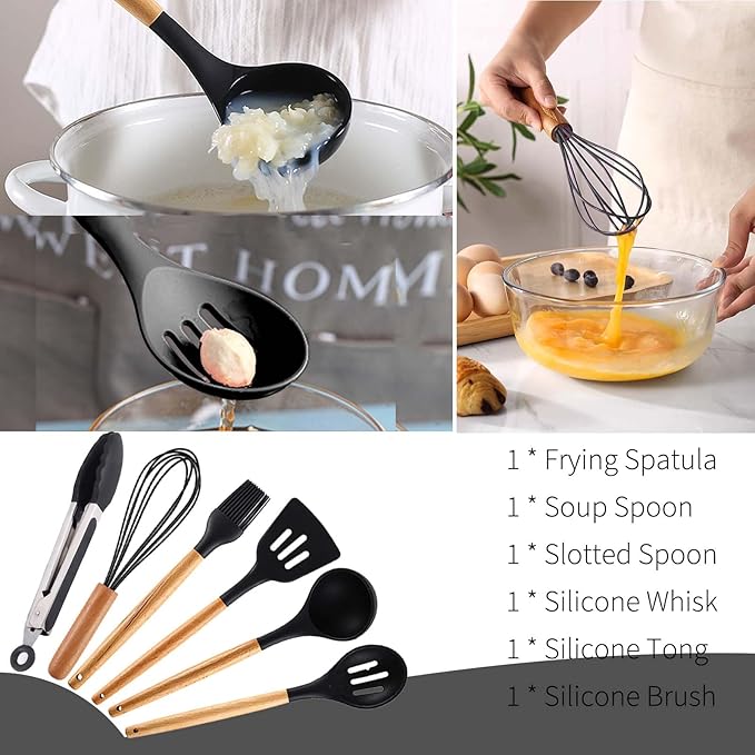 Silicone Camping Cooking Set Car Camping Essentials Cooking Kitchen Set, RV Camping Cookware Must Haves Gifts Camping Cooking Essentials, Camp Cooking Set for Travel Hiking Picnic