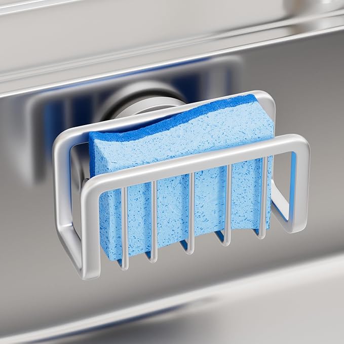 TAILI Sink Caddy with Strong Suction Cup, Sponge Holder