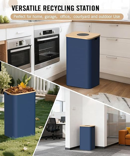 Recycling Bins for Kitchen, 26 Gallon Recycle Bin