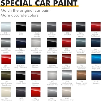 (White Diamond (GBN) Car Touch Up Paint for GMC, Car Paint Scratch Repair Kit, Quick & Easy Solution, 2 in 1 Scratch Remover Pen with Color-Matched