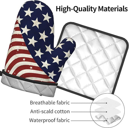 Patriotic Oven Mitts