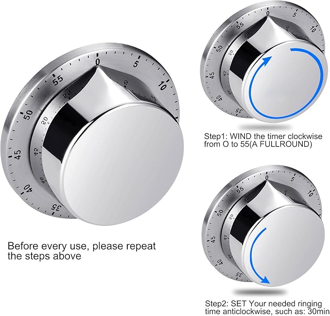 Albayrak Kitchen Timer, Chef Cooking Timer Clock