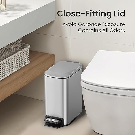Cesun Small Bathroom Trash Can