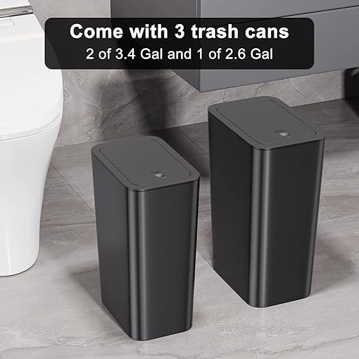 N. NETDOT Bathroom Trash Can