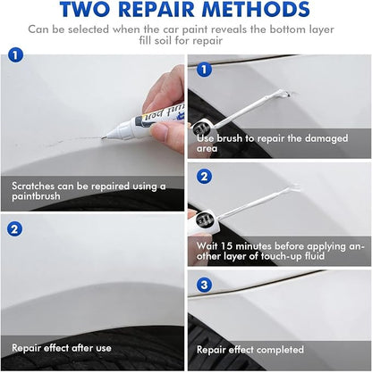 UA Ebony/Black Touch Up Paint Compatible with Ford, DIY Car Paint Scratch Repair, Automotive Paints, Quick & Easy Fix Scratch Repair for F150/Focus/Taurus/Mustang/Ranger/Escape/Explorer