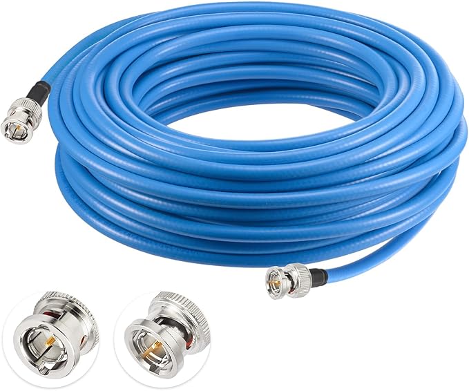 Superbat 3G 6G SDI Cable 250ft Belden 1694A BNC Cable 75 Ohm Supports
