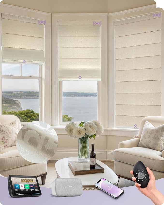 Graywind Smart Roman Shades Compatible