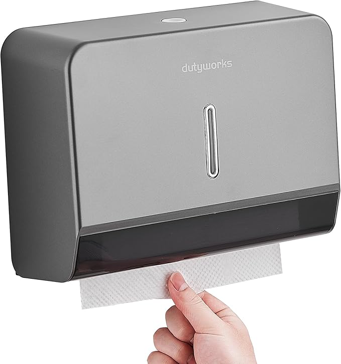Paper Towel Dispenser Wall Mount, Large Capacity 200 Sheets, No Drilling