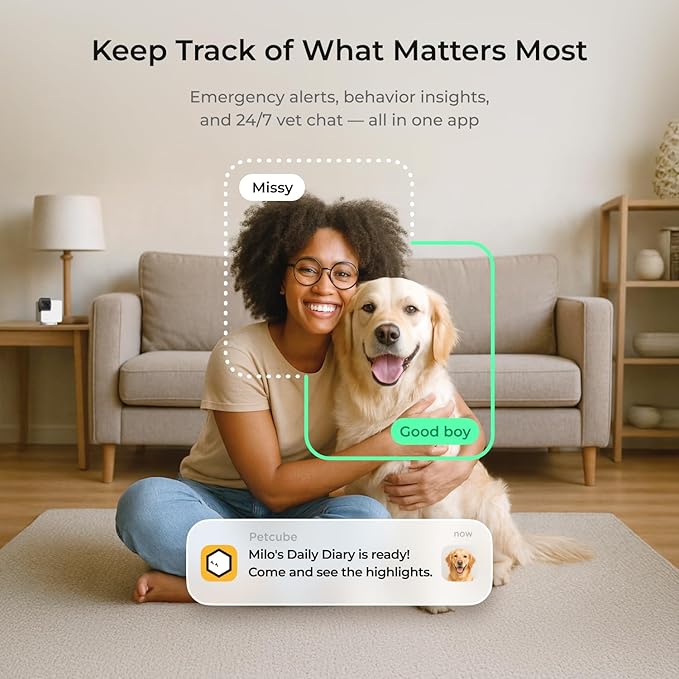 Petcube Cam 360 The Pack of 3 Camera | Ultimate Interactive WiFi Pet and Home