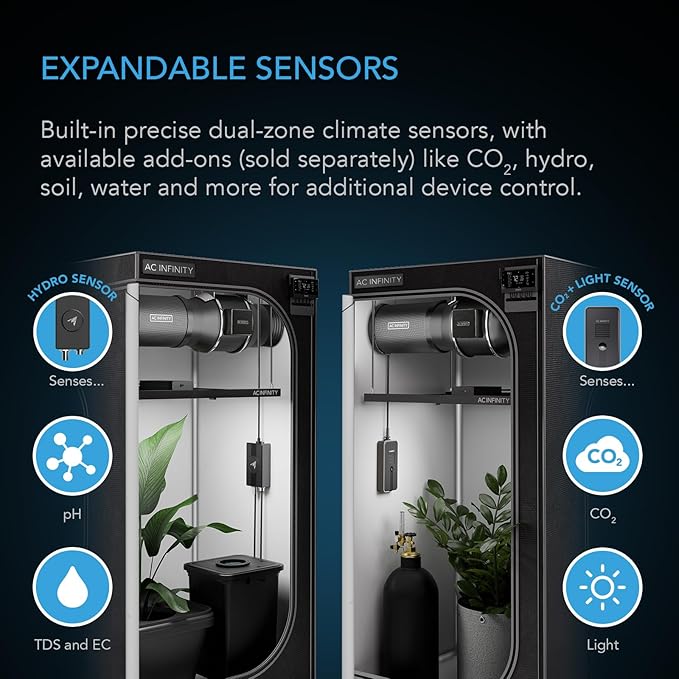 AC Infinity Controller AI+ Environmental Controller, Dynamic AI Controls Grow