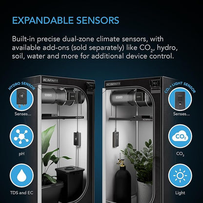 AC Infinity Controller AI+ Environmental Controller, Dynamic AI Controls Grow