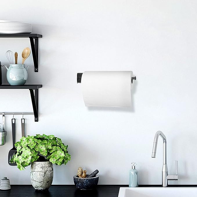 Kitchen Magnetic Stainless Steel Paper Towel Holder