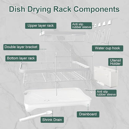 LIYI Dish Drying Rack, Large Dish Rack
