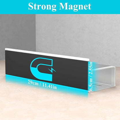 HuggieGems 4 Pack Magnetic Spice Storage Rack Organizer