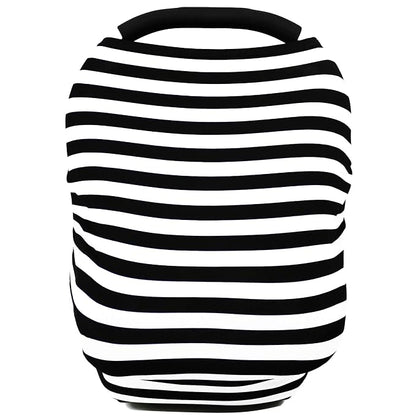 Car Seat Covers High Stretchy- Carseat Canopy for Babies, Multi- use Breastfeeding Covers, Baby Shower Gifts for Boys and Girls
