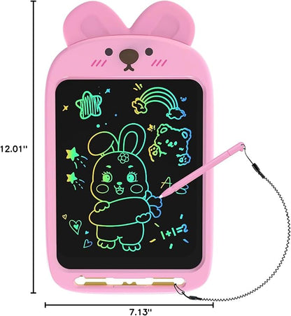 10 Inch LCD Writing Tablet, Erasable Doodle Board Toy, Cute Rabbit Drawing Pad for Kids Ages 2-6 - Educational Christmas Birthday Gift (Rabbit)