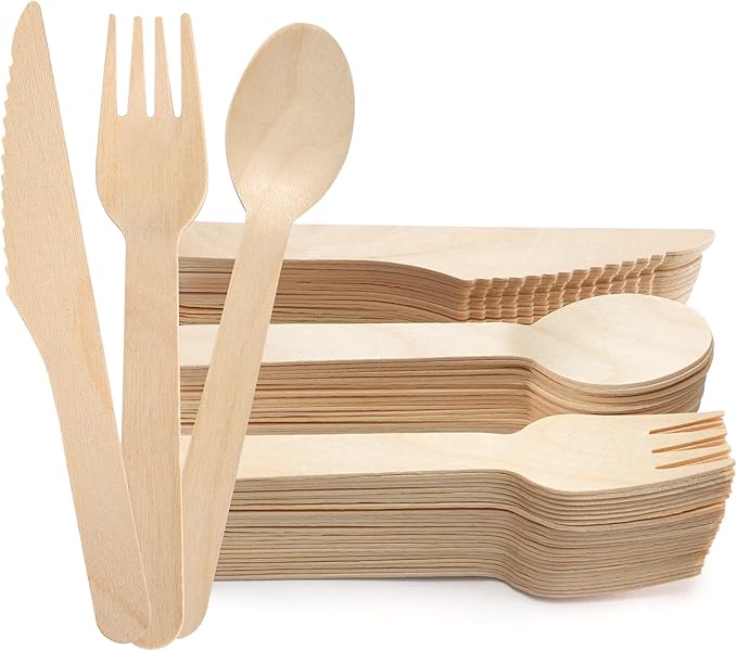 LotFancy Disposable Cutlery Set