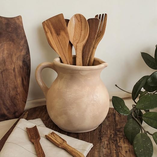 Potchen Rustic Kitchen Utensil Holder