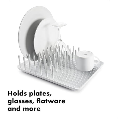 OXO Good Grips Compact Dish Rack Biscuit |