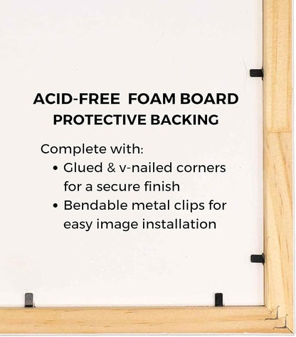 8x27 Shadow Box Frame Black | 1 Inch Deep Solid Wood Shadowbox Display Frame |