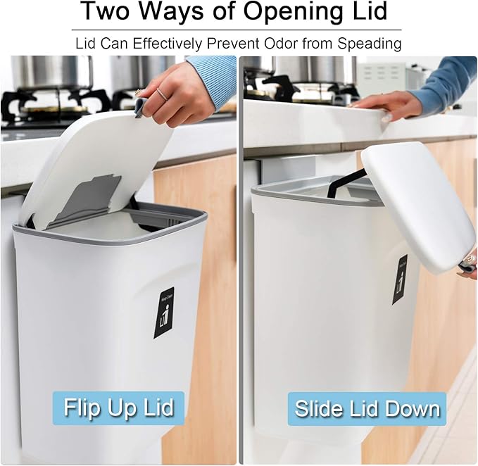 Tiyafuro 2.4 Gallon Kitchen Compost Bin