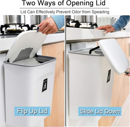 Tiyafuro 2.4 Gallon Kitchen Compost Bin