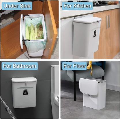Tiyafuro 2.4 Gallon Kitchen Compost Bin