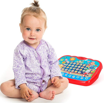 Learning Tablet for Toddlers 1-3 - Educational ABC Toy to Learn Alphabet, Number, Music & Words - Early Development Electronic Learning & Activity Game, Suitable for 1 2 3 Year Old Boys & Girls