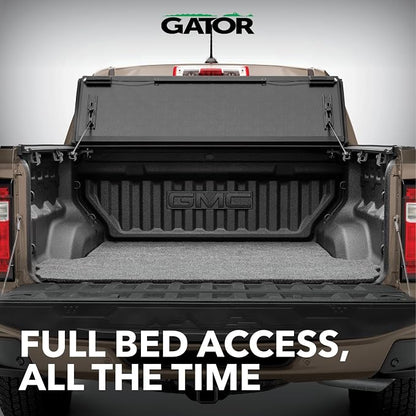 Gator FX Hard Quad-Fold Truck Bed Tonneau Cover | 8828120 | Fits 2014 - 2018, 2019 Ltd/Lgcy Chevy Silverado 5' 10" Bed (69.3")