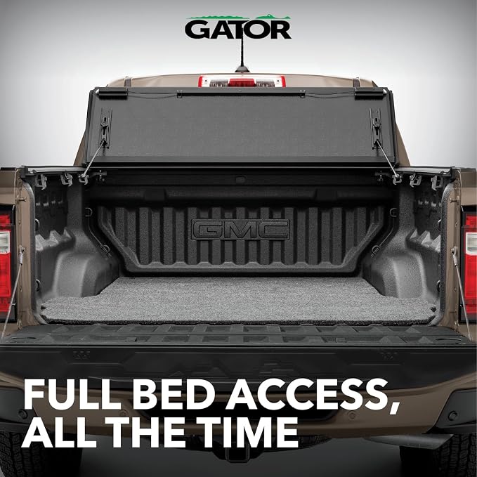 Gator FX Hard Quad-Fold Truck Bed Tonneau Cover | 8828227 | Fits 2019 - 2025 Dodge Ram 1500 w/o RamBox, Does Not Fit w/ Multi-Function (Split) Tailgate 5' 7" Bed (67.4")