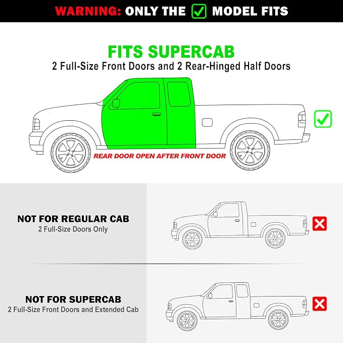 APS (Black 5 inches) Stainless Steel Running Boards Nerf Bars Side Steps Compatible with Ford Ranger Mazda B-Series 1999-2011 Super Cab 4-Door