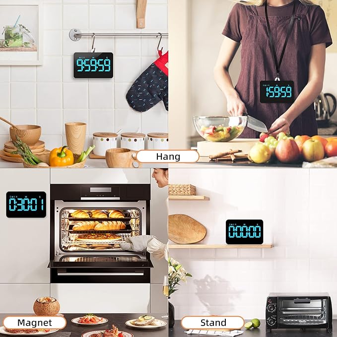 Rechargeable Digital Kitchen Timer