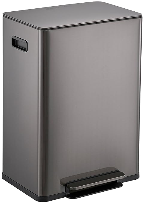 SIMPLI-Magic Infinity Edge 16 Gallon Kitchen Trash Can