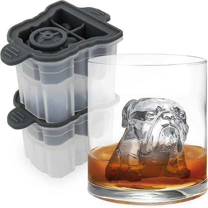 Tovolo Bulldog Ice Cube Mold Pack of 2 Craft Ice Cube Molds