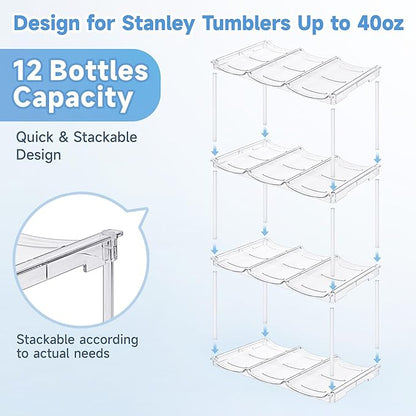 Stackable Water Bottle Organizer