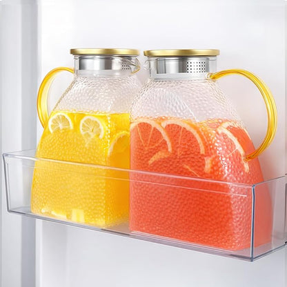 WARMSIMPLE 2 Pack Glass Pitcher