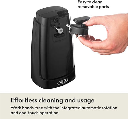 bella Electric Can Opener and Knife Sharpener, Removable Cutting Lever