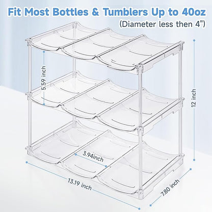 Stackable Water Bottle Organizer