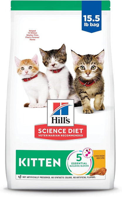 Hill's Science Diet Kitten, Kitten Premium Nutrition, Dry Cat Food, Chicken