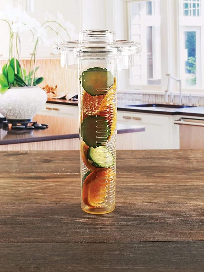 Large Fruit Infuser Water Pitcher – Shatterproof Acrylic Infusion Jug