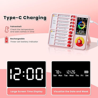 ADHD Tool for Kids, 5-in-1 Visual Timer
