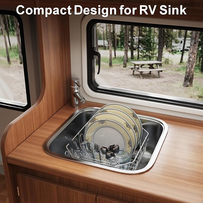 GSlife Small in Sink Dish Drying Rack